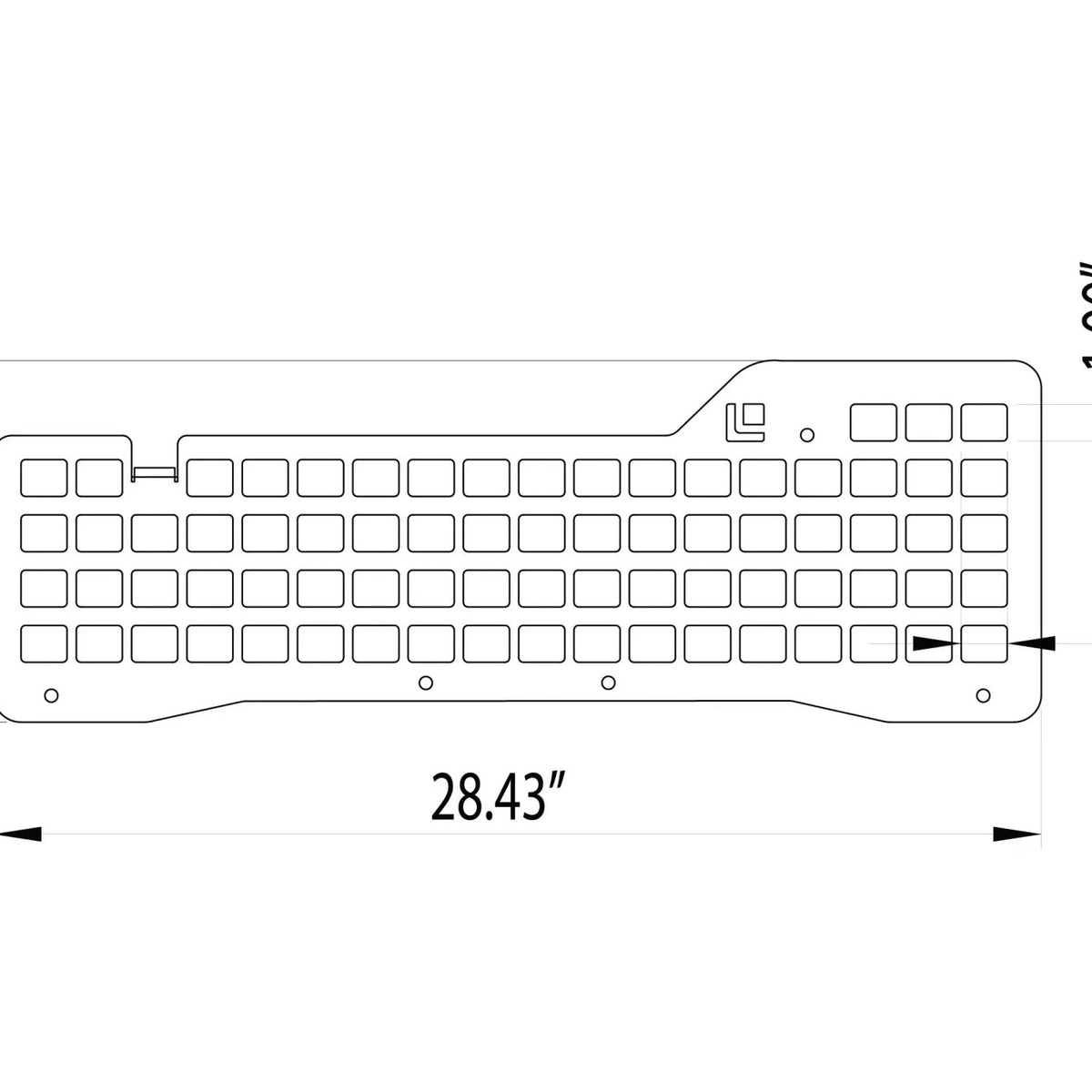 Leitner Designs Grenadier Rear Passenger Grid Panel, mounting detail
