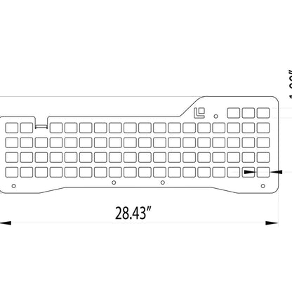Leitner Designs Grenadier Rear Passenger Grid Panel, mounting detail
