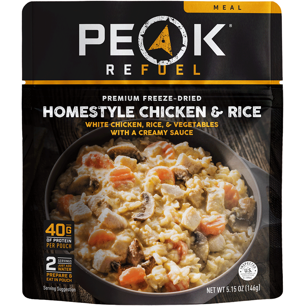 Peak Refuel Homestyle Chicken & Rice Freeze-Dried Meal — image 1