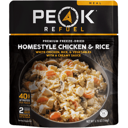 Peak Refuel Homestyle Chicken & Rice Freeze-Dried Meal — image 1
