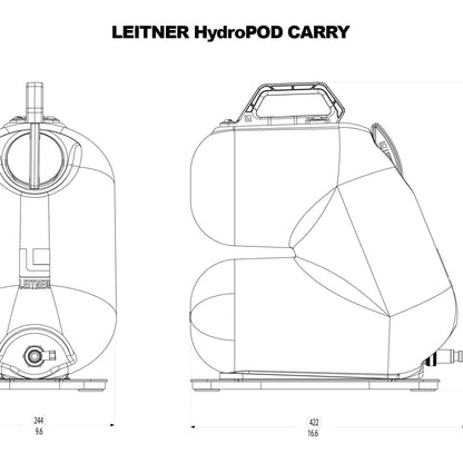Leitner Designs HydroPOD CARRY, free-standing view