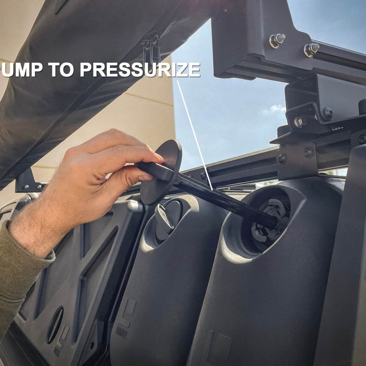 Leitner Designs HydroPOD, hand pump detail
