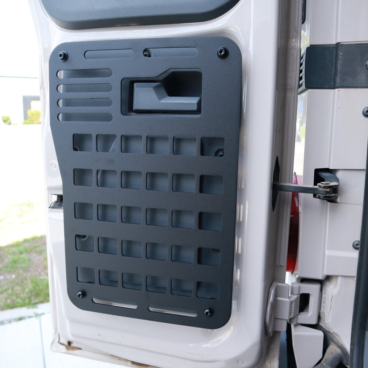 Leitner Designs Grenadier Rear Driver Grid Panel installed
