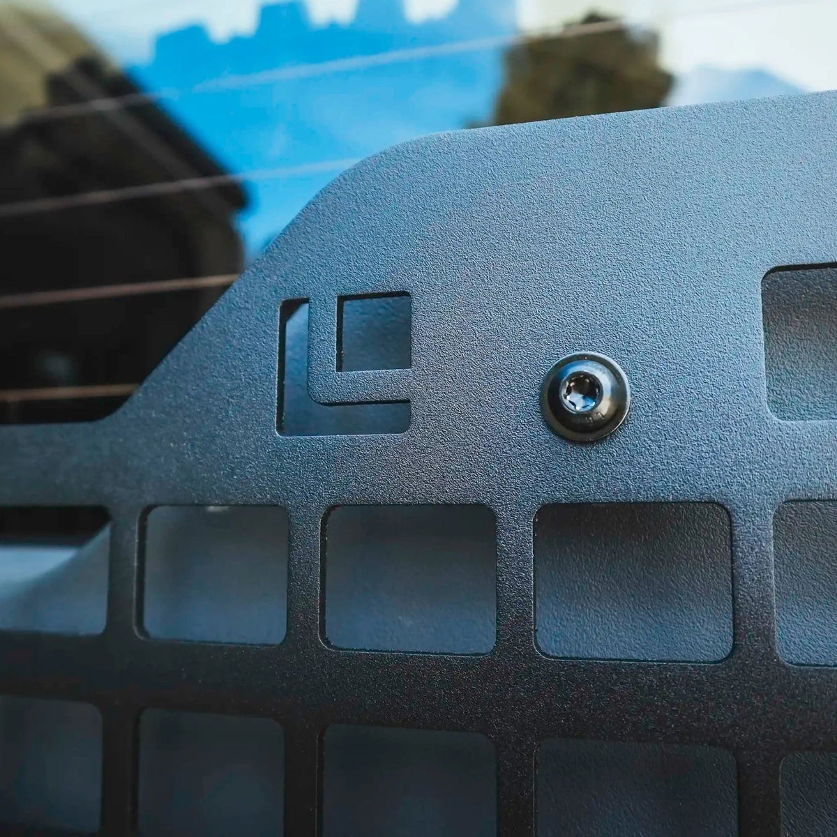 Leitner Designs Grenadier Rear Passenger Grid Panel with XG Cargo bag