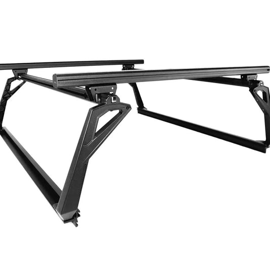 Leitner Designs ACS FORGED NDNS no-drill bed rack on a Jeep Gladiator