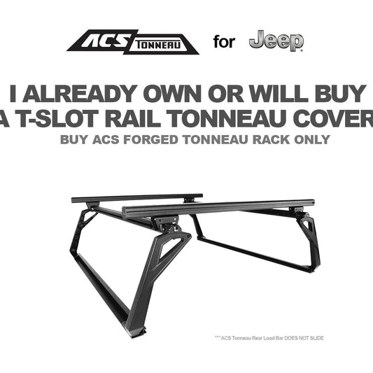 Leitner Designs ACS FORGED Tonneau complete rack for Jeep Gladiator