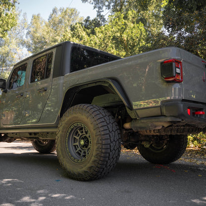 Installed Rear Inner Fenders for the Jeep Gladiator JT