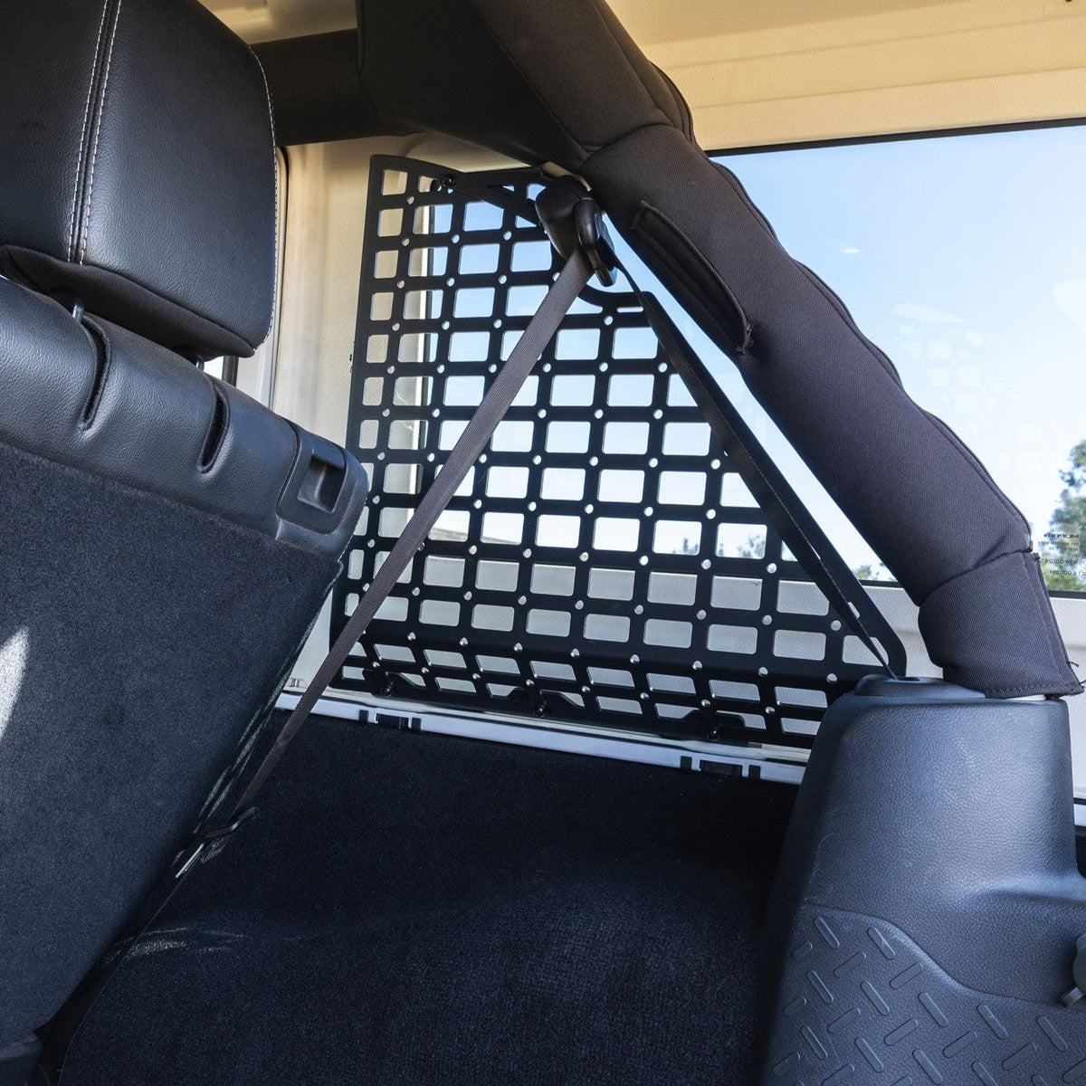 DV8 Offroad Pocketed Rear Window MOLLE Panels for Jeep Wrangler JK 4-Door — image 5