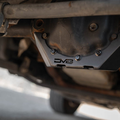 Installed view of Jeep Wrangler JK Dana 30 Front Differential Skid Plate