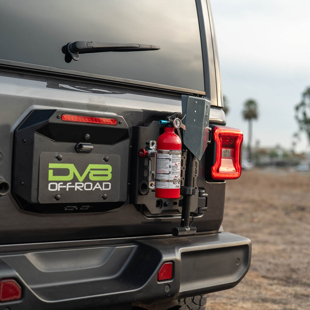 Installed Jeep Wrangler JL Tailgate Reinforcement Molle Panel