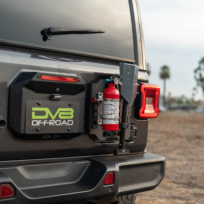 Installed Jeep Wrangler JL Tailgate Reinforcement Molle Panel