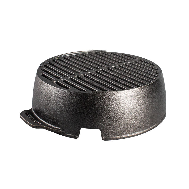 Top piece of grill with grates and dome shape to fit over coals.