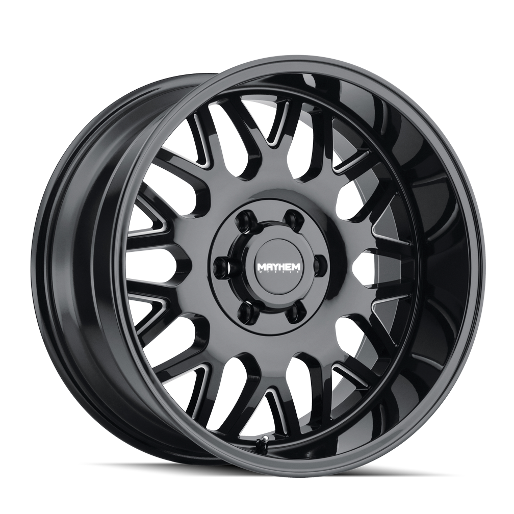 Mayhem Tripwire 8110 20x10 Wheel in Gloss Black Milled — image 1