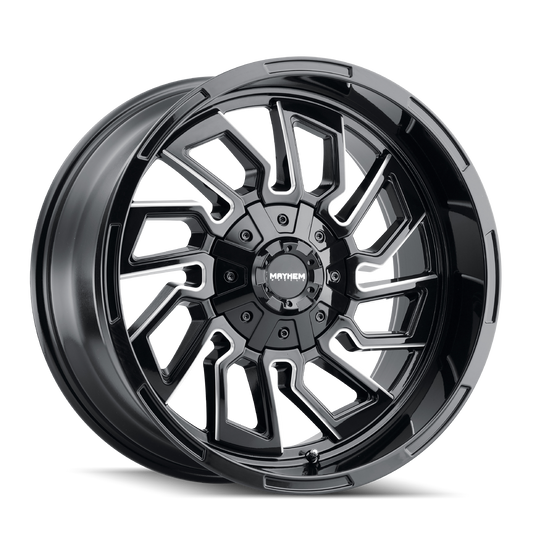 Mayhem Flywheel 8111 20x9 Gloss Black Milled Wheel — image 1