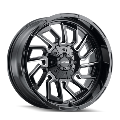 Mayhem Flywheel 8111 20x10 Gloss Black Milled Wheel — image 1