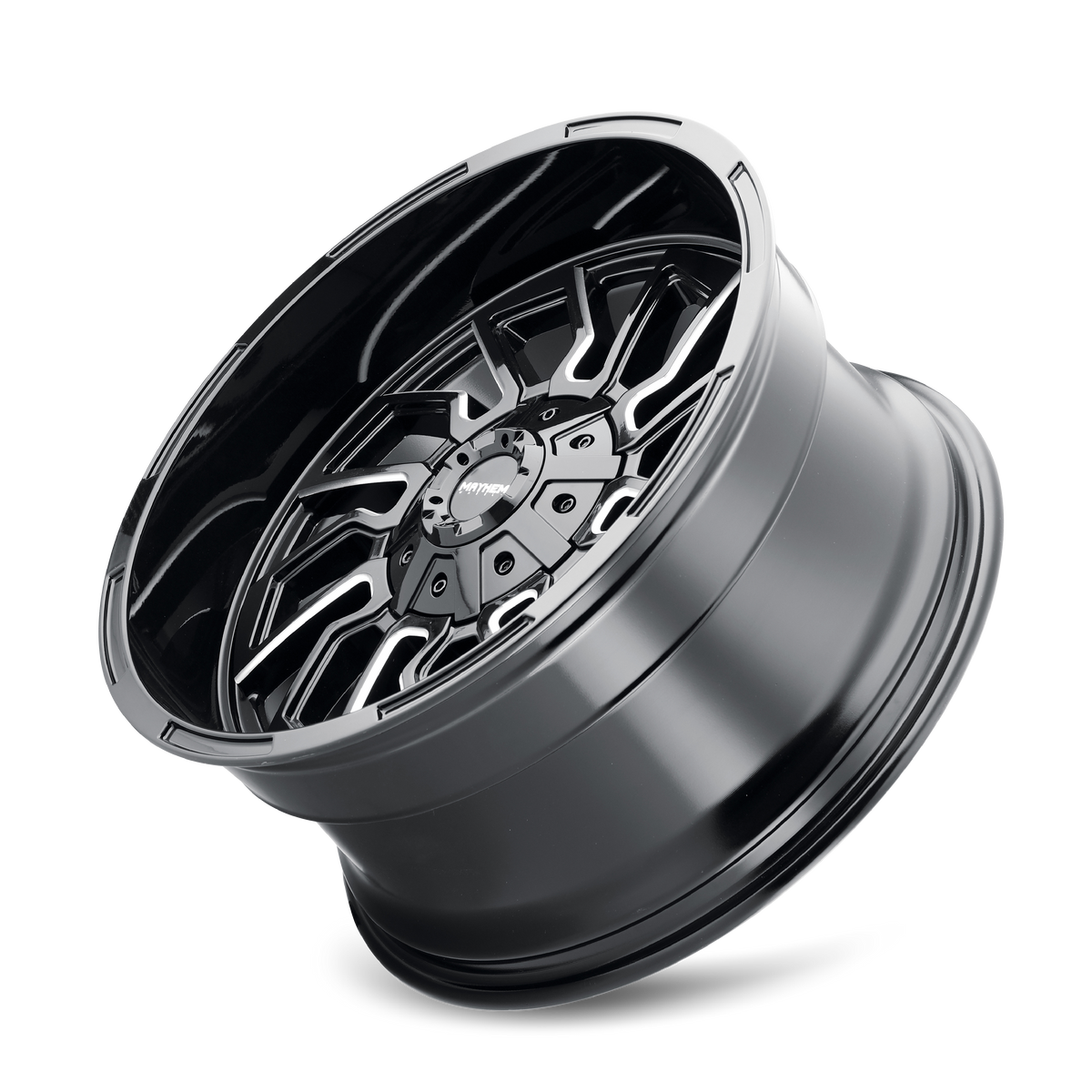 Mayhem Flywheel 8111 20x10 Gloss Black Milled Wheel — image 3