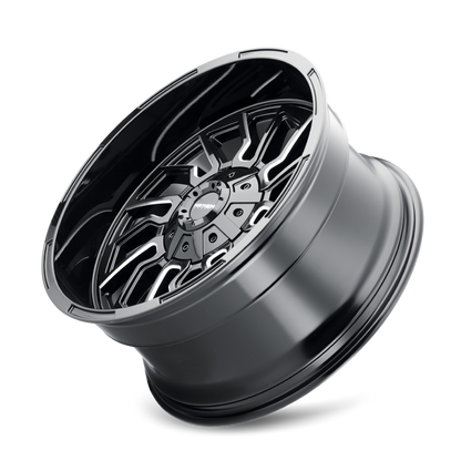 Mayhem Flywheel 8111 20x10 Gloss Black Milled Wheel — image 3