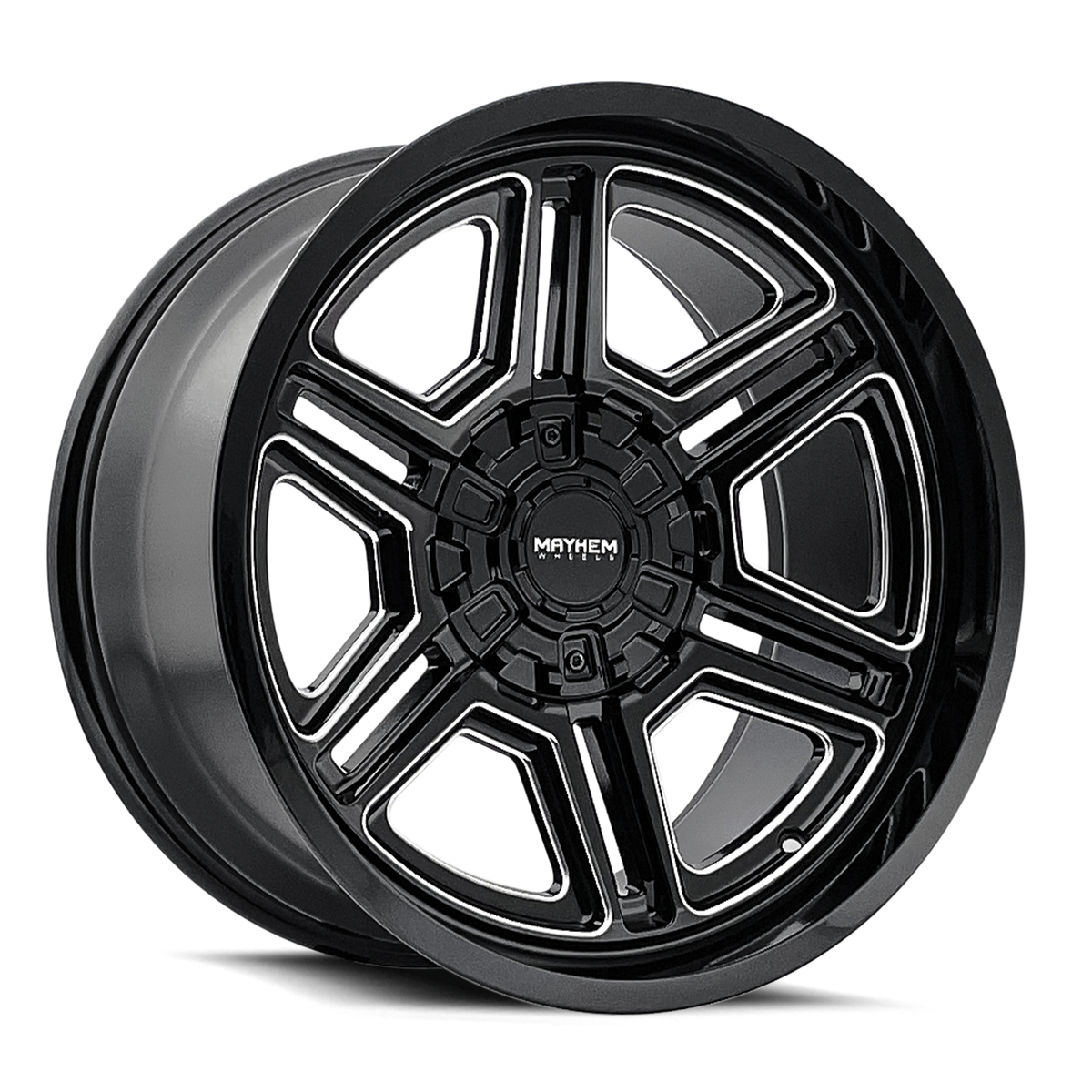 Mayhem Hermosa 8117 20x10 Wheel in Gloss Black Milled — image 1
