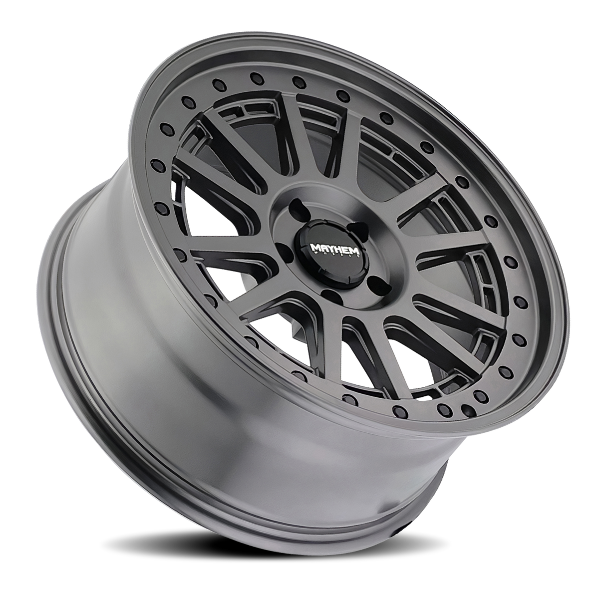 Mayhem Compass 8305 17x9 Wheel in Matte Gunmetal — image 2
