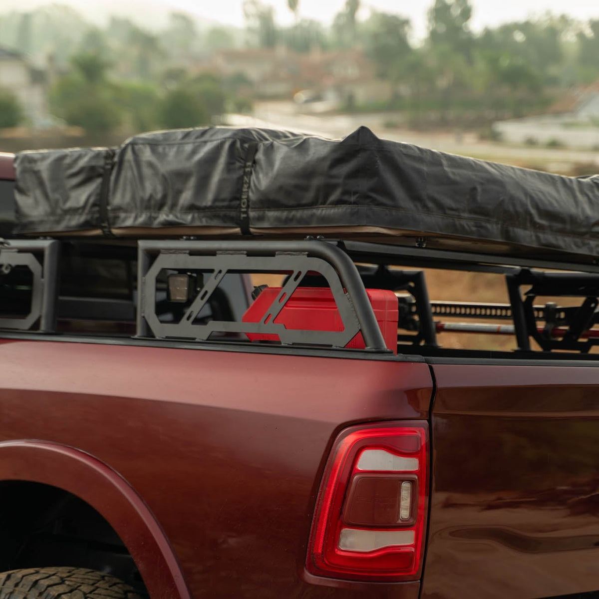 Universal MTO Series Full-Size Truck Bed Rack Outdoors