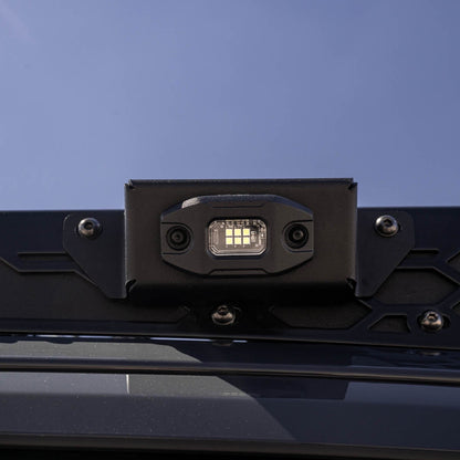 Close-up of the DV8 Micro Elite Utility Light mounted