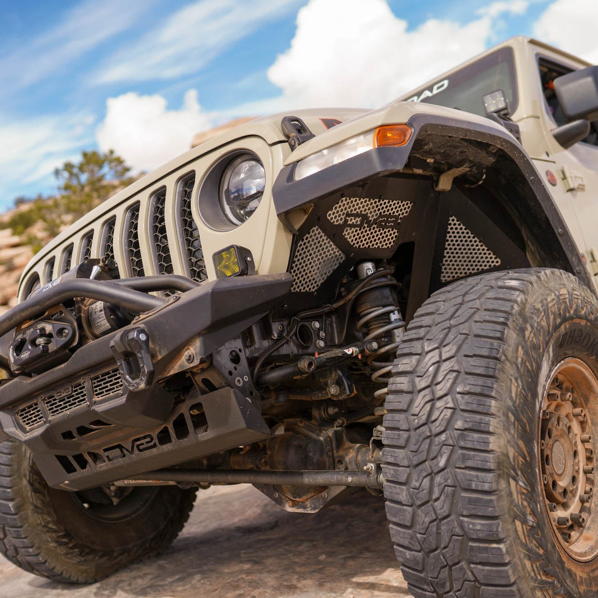DV8 Offroad Front Inner Fenders for Jeep Wrangler JL and Gladiator JT — image 3