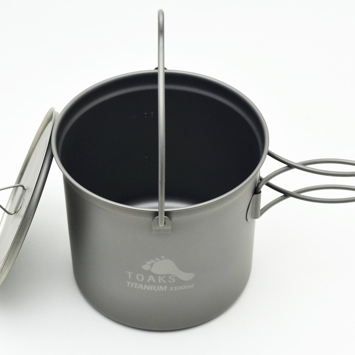 TOAKS Titanium 1100ml Backpacking Pot with Bail Handle — image 2