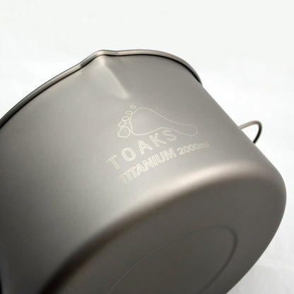 TOAKS Titanium 2000ml Pot with Bail Handle — image 5
