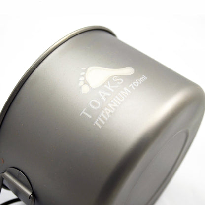 TOAKS Ultralight Titanium 700ml Backpacking Pot — image 3