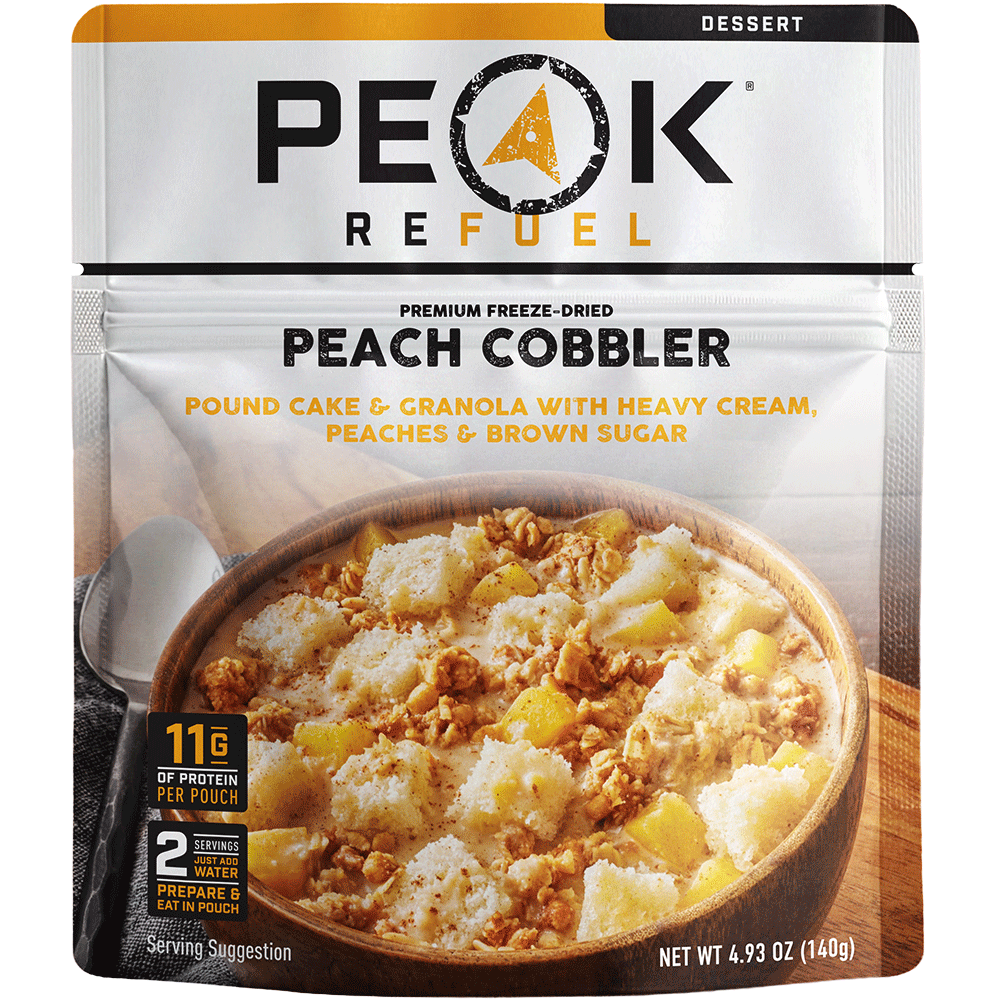 Peak Refuel Peach Cobbler Freeze-Dried Dessert — image 1