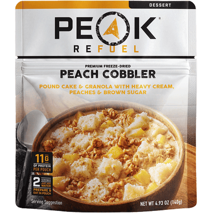 Peak Refuel Peach Cobbler Freeze-Dried Dessert — image 1