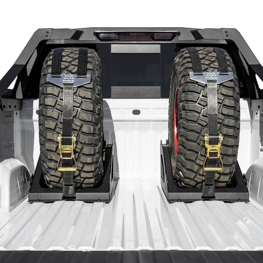 Pickup-truck-in-bed-universal-tire-carrier