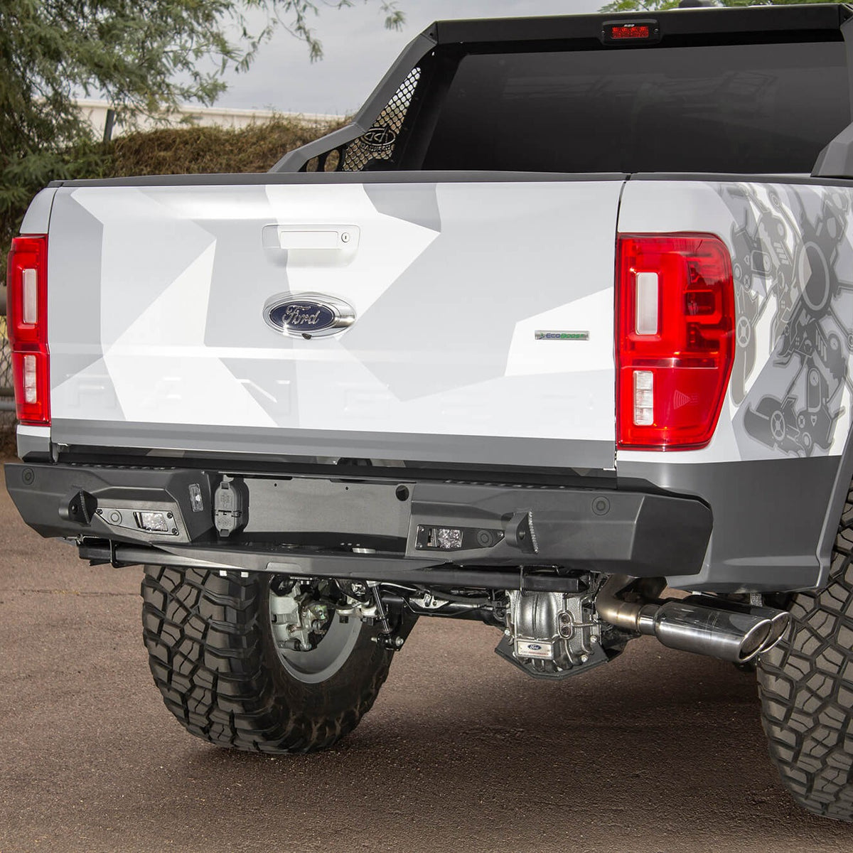 Addictive Desert Designs Stealth Fighter Rear Bumper for Ford Ranger — image 4