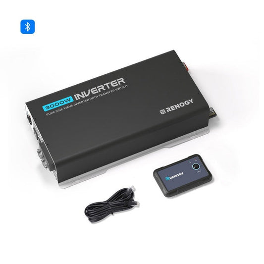 Renogy 3000W 12V Pure Sine Wave Inverter with UPS Transfer Switch — image 1