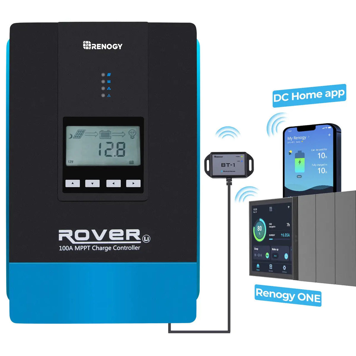 Rover 100 Amp MPPT Solar Charge Controller Renogy