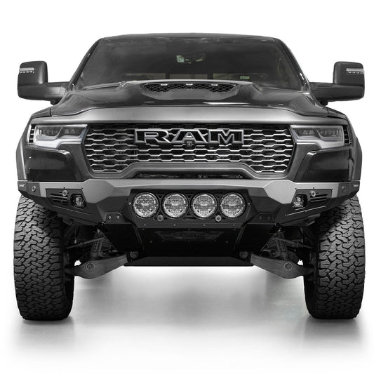Addictive Desert Designs Bomber Front Bumper for Ram 1500 RHO (RIGID) — image 1