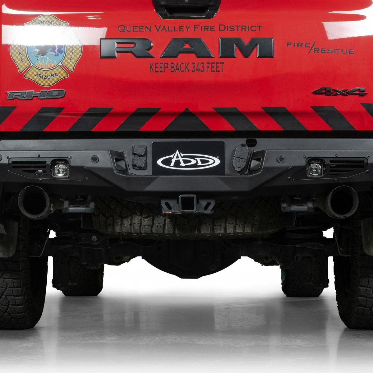 Addictive Desert Designs Bomber Rear Bumper for Ram 1500 RHO — image 2