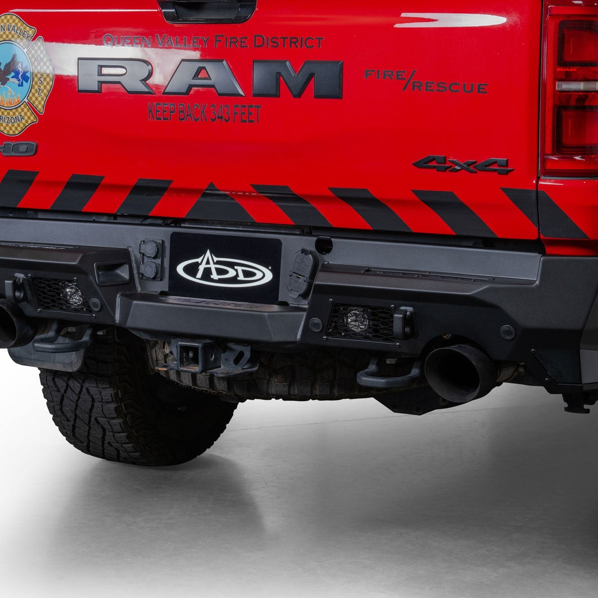 Addictive Desert Designs Stealth Fighter Rear Bumper for 2025-2026 Ram 1500 RHO — image 1