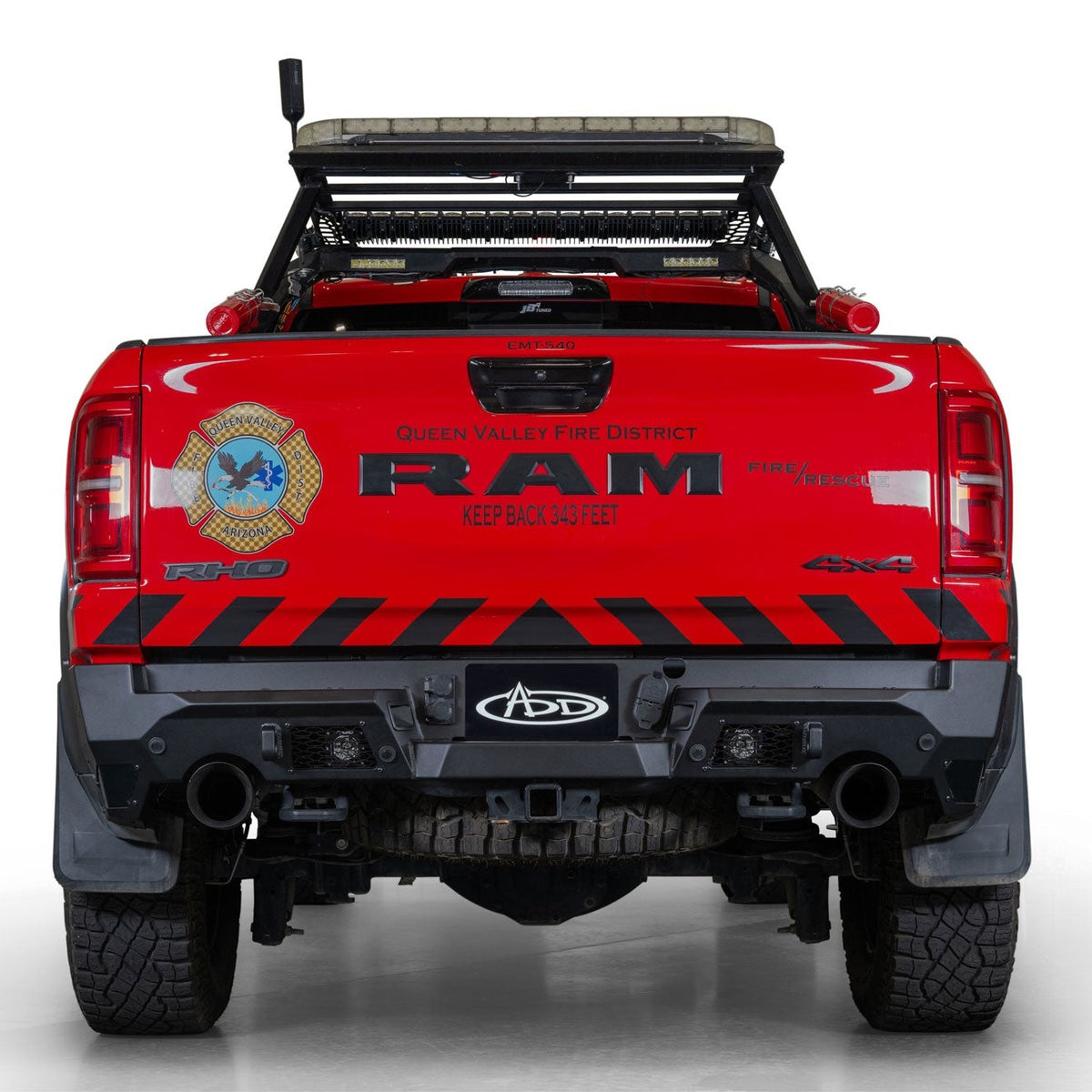 Addictive Desert Designs Stealth Fighter Rear Bumper for 2025-2026 Ram 1500 RHO — image 2