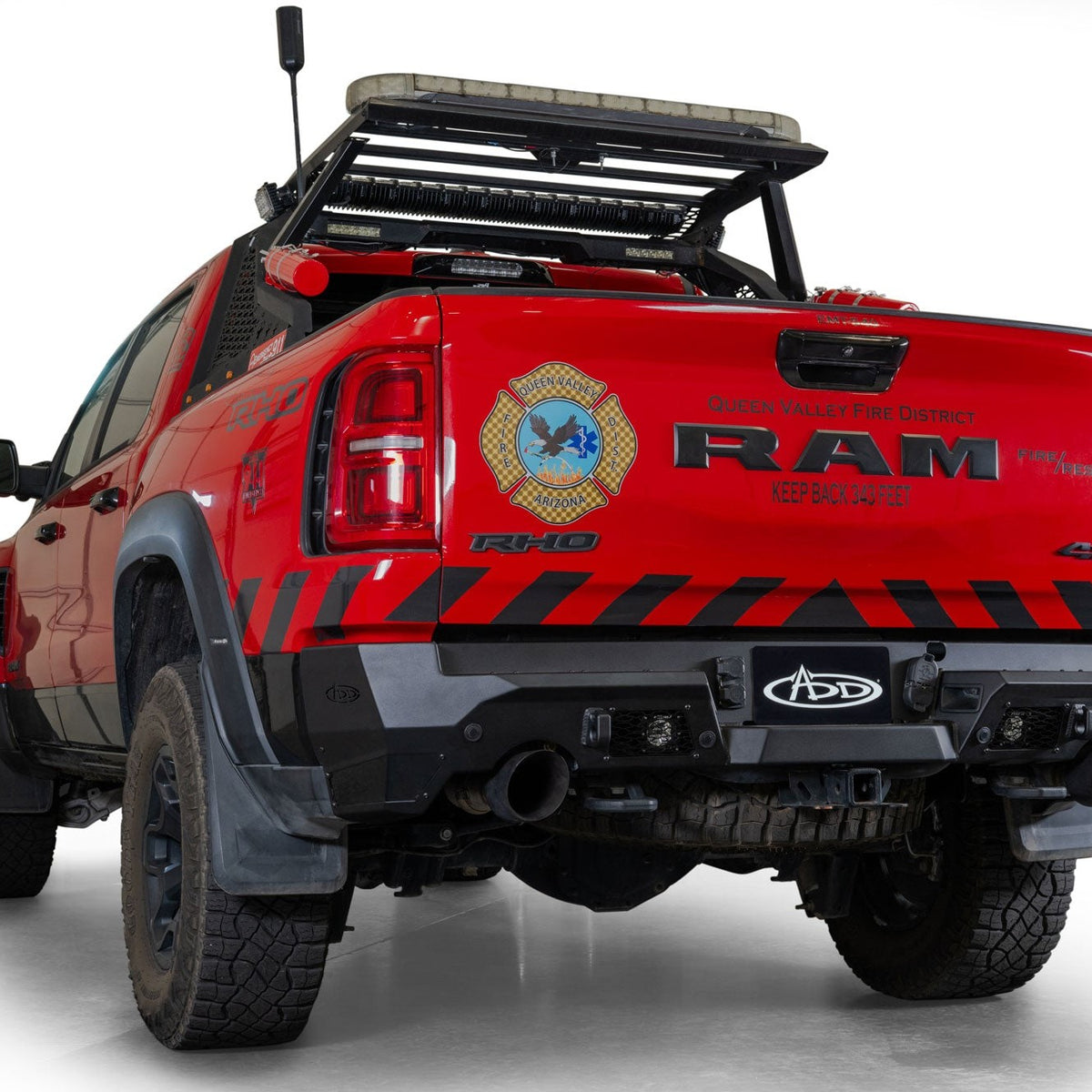 Addictive Desert Designs Stealth Fighter Rear Bumper for 2025-2026 Ram 1500 RHO — image 3