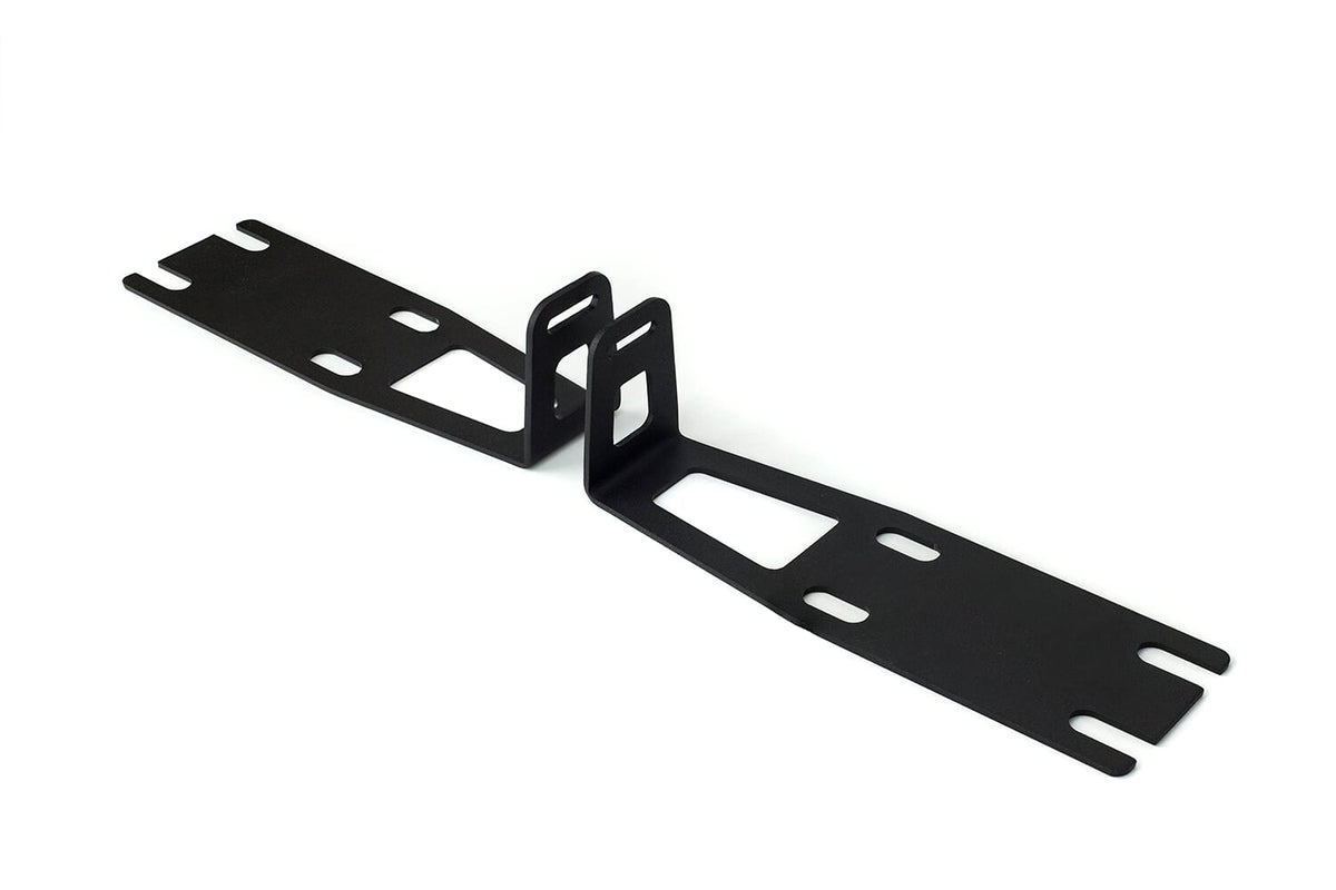 22" Bumper Hidden LED Light Bar Mounting Brackets For 2010-2018 Dodge 2500/3500