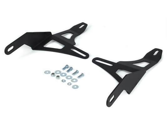 32" Lower Bumper Hidden LED Light Bar Mounting Brackets For 2016-2023 Toyota Tacoma