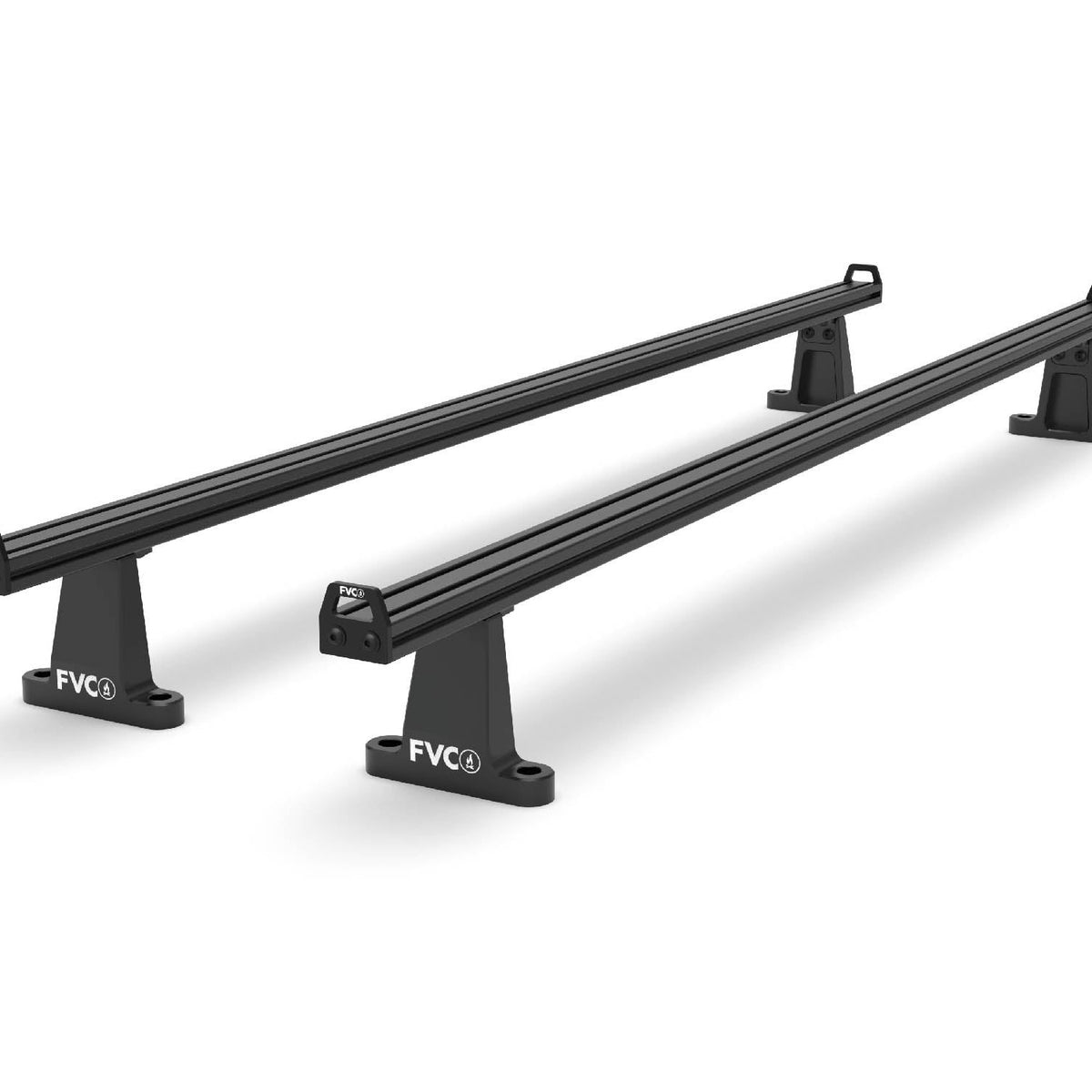 Sprinter Crossbar Roof Rack with built-in tie-down locations on crossbar ends