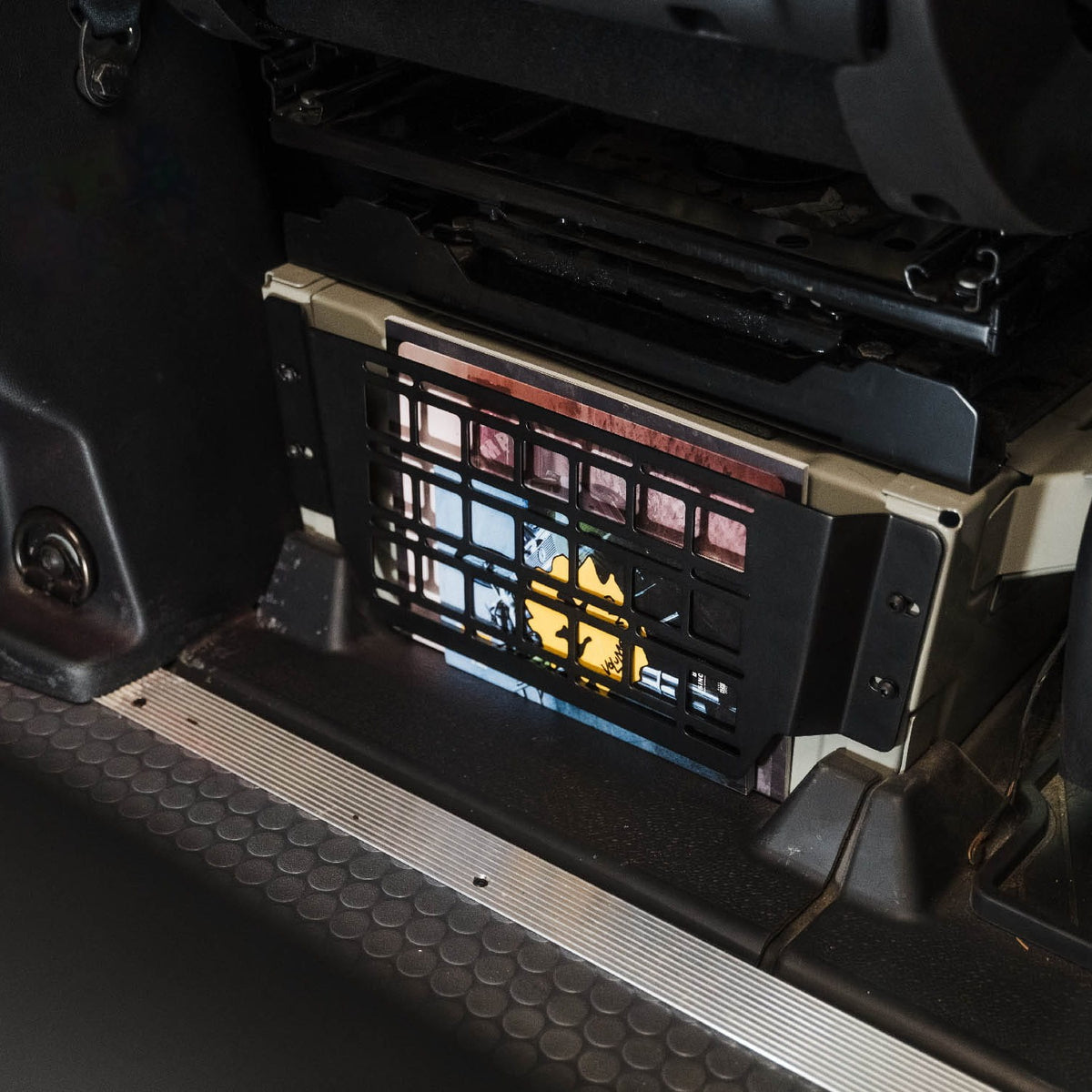Sprinter Seat Base Molle used as magazine holder