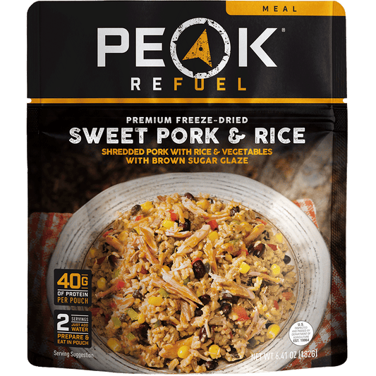 Peak Refuel Sweet Pork and Rice Freeze-Dried Meal — image 1