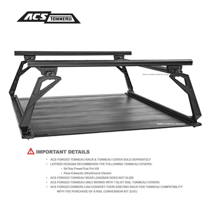 Leitner Designs ACS FORGED Tonneau rack for Jeep Gladiator, detail view 4