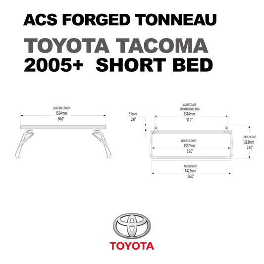 Toyota Tacoma Short Bed | Toyota Tacoma ACS FORGED Short Bed - Leitner Designs