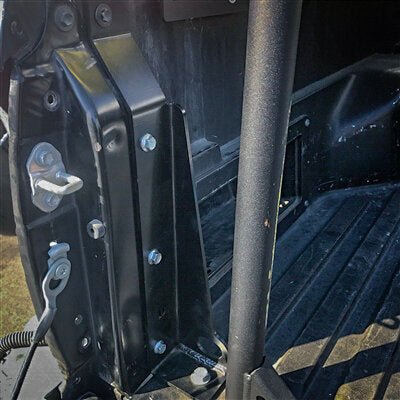 Leitner Designs Tacoma Bed Stiffeners, tie-down loop detail