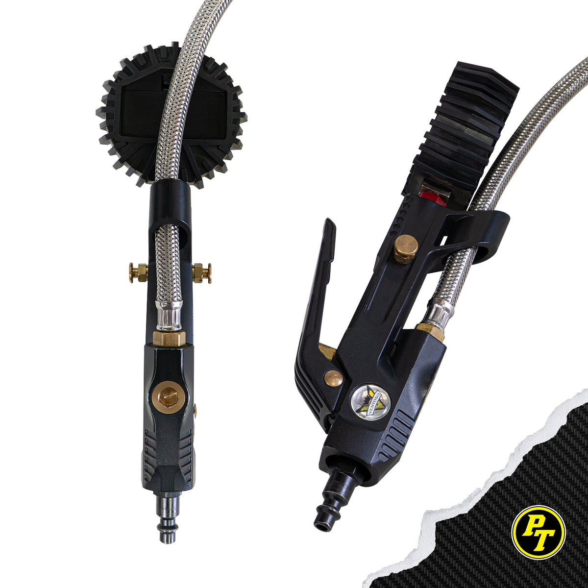 Power Tank Big Kahuna Digital Ventoso Tire Inflator Gauge with 6 ft. Hose — image 2