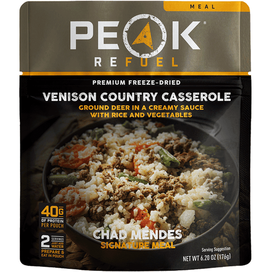Peak Refuel Venison Country Casserole Freeze-Dried Meal — image 1